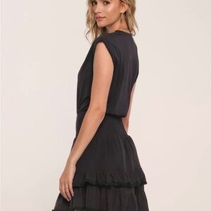 Heartloom Katja - Black Tiered Sleeveless Womens Dress